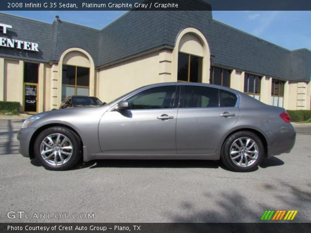 2008 Infiniti G 35 Sedan in Platinum Graphite Gray