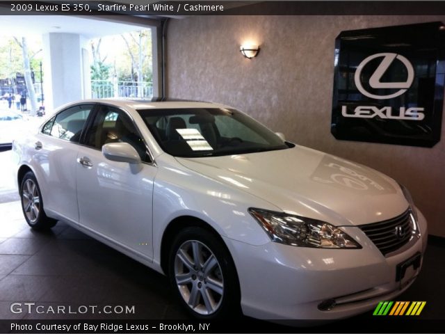 2009 Lexus ES 350 in Starfire Pearl White