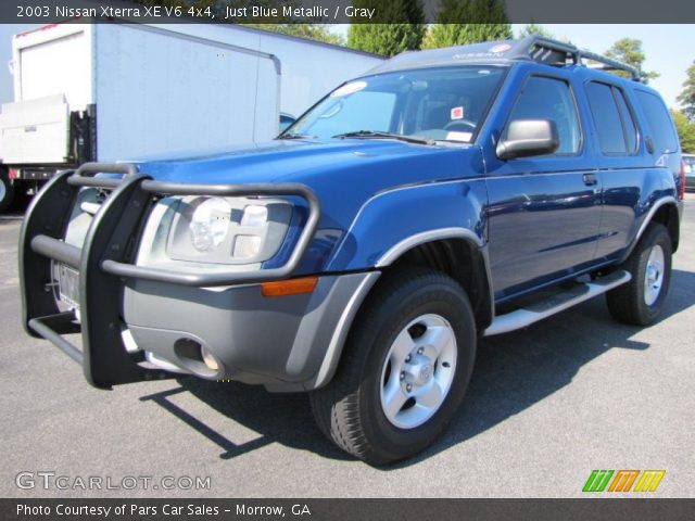 2003 Nissan Xterra XE V6 4x4 in Just Blue Metallic