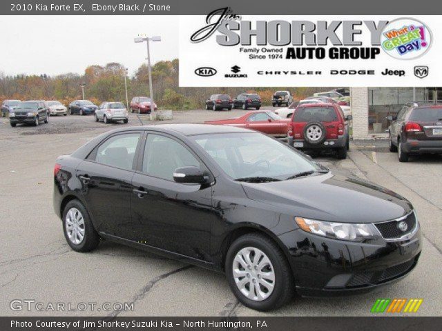 2010 Kia Forte EX in Ebony Black