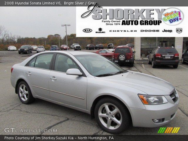 2008 Hyundai Sonata Limited V6 in Bright Silver