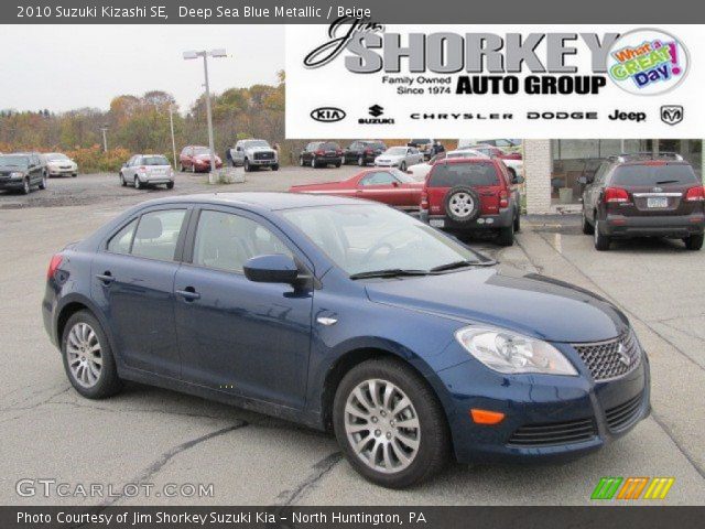 2010 Suzuki Kizashi SE in Deep Sea Blue Metallic