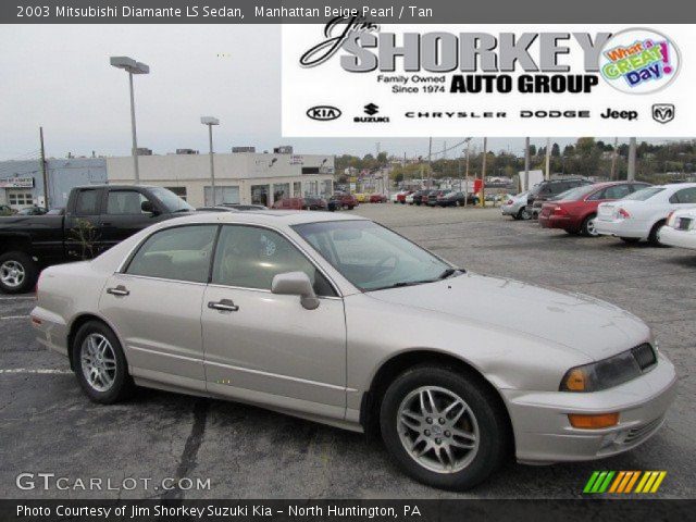 2003 Mitsubishi Diamante LS Sedan in Manhattan Beige Pearl