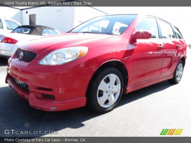 2004 Toyota Matrix XR in Radiant Red