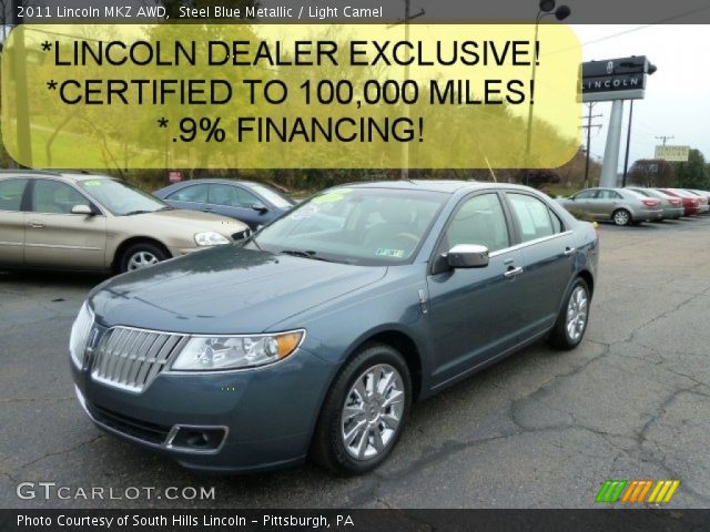 2011 Lincoln MKZ AWD in Steel Blue Metallic