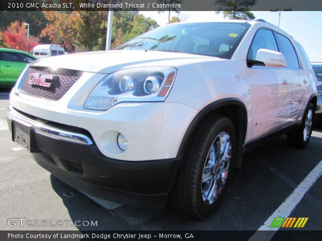 2010 GMC Acadia SLT in White Diamond Tricoat