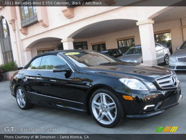 2011 Mercedes-Benz E 550 Cabriolet in Black