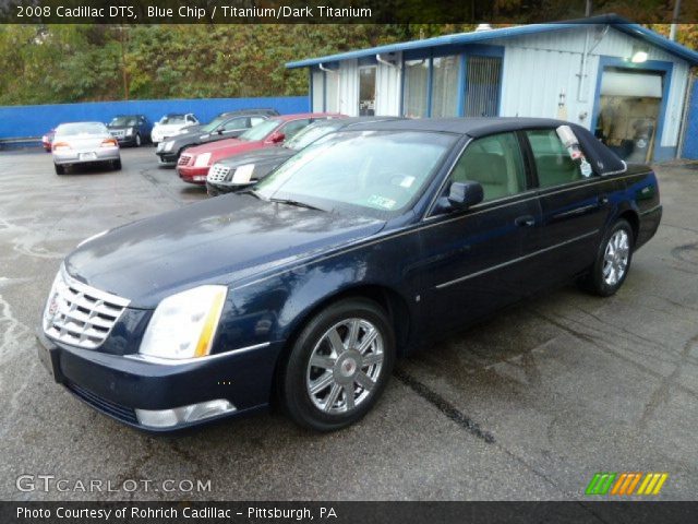 2008 Cadillac DTS  in Blue Chip
