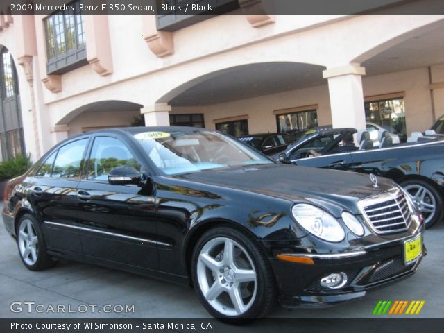 2009 Mercedes-Benz E 350 Sedan in Black