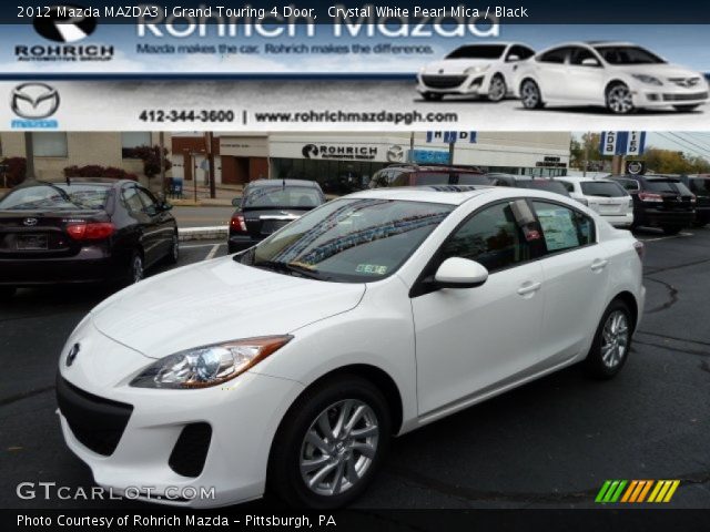 2012 Mazda MAZDA3 i Grand Touring 4 Door in Crystal White Pearl Mica