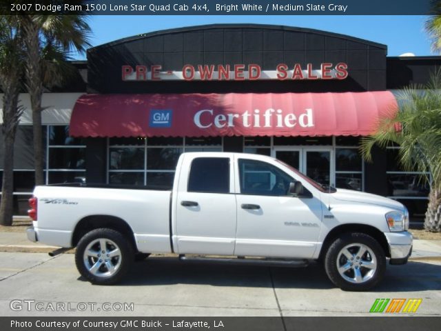 2007 Dodge Ram 1500 Lone Star Quad Cab 4x4 in Bright White