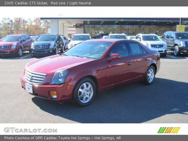 2005 Cadillac CTS Sedan in Red Line
