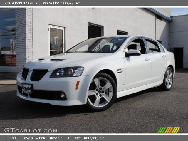 2009 Pontiac G8 GT in White Hot