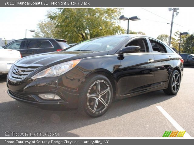 2011 Hyundai Sonata SE in Midnight Black
