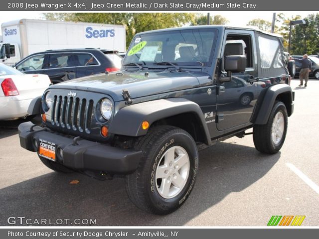 2008 Jeep Wrangler X 4x4 in Jeep Green Metallic