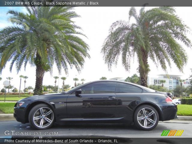 2007 BMW M6 Coupe in Black Sapphire Metallic