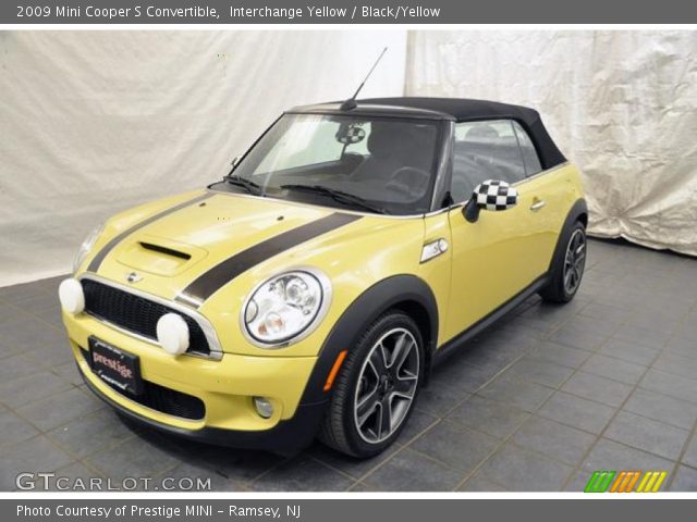 2009 Mini Cooper S Convertible in Interchange Yellow