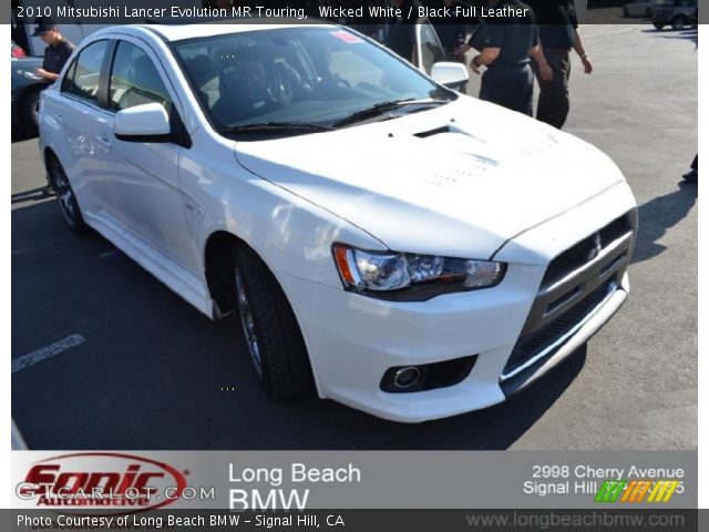 2010 Mitsubishi Lancer Evolution MR Touring in Wicked White