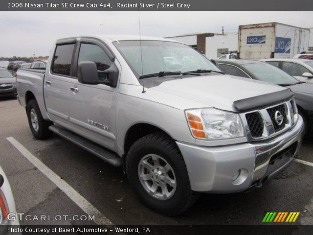 2006 Nissan Titan SE Crew Cab 4x4 in Radiant Silver