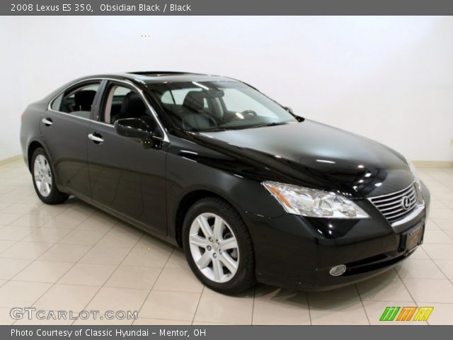 2008 Lexus ES 350 in Obsidian Black