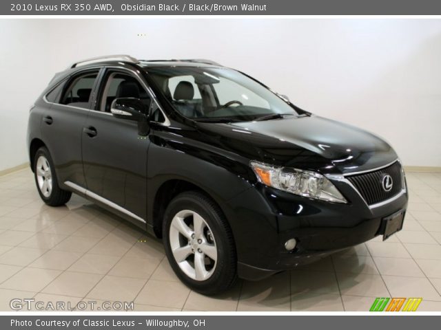 2010 Lexus RX 350 AWD in Obsidian Black