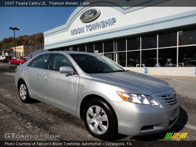 2007 Toyota Camry LE in Titanium Metallic