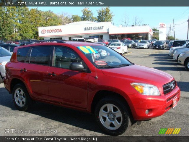 2007 Toyota RAV4 4WD in Barcelona Red Pearl