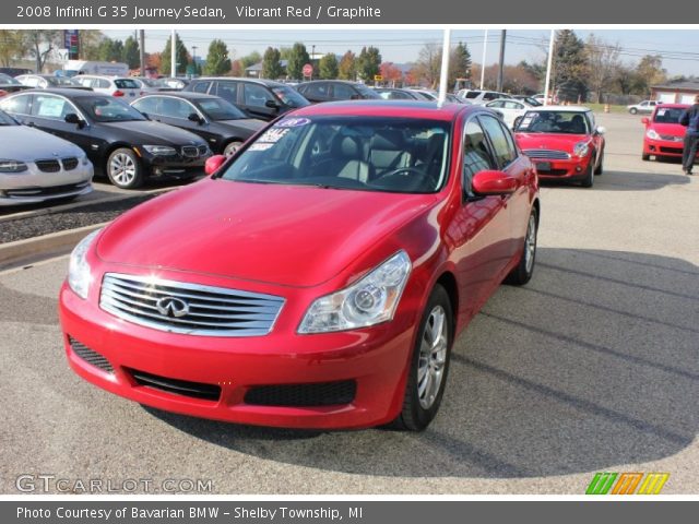 2008 Infiniti G 35 Journey Sedan in Vibrant Red