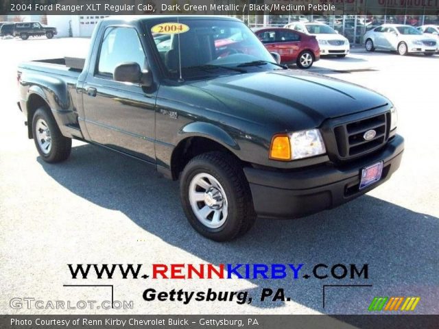2004 Ford Ranger XLT Regular Cab in Dark Green Metallic