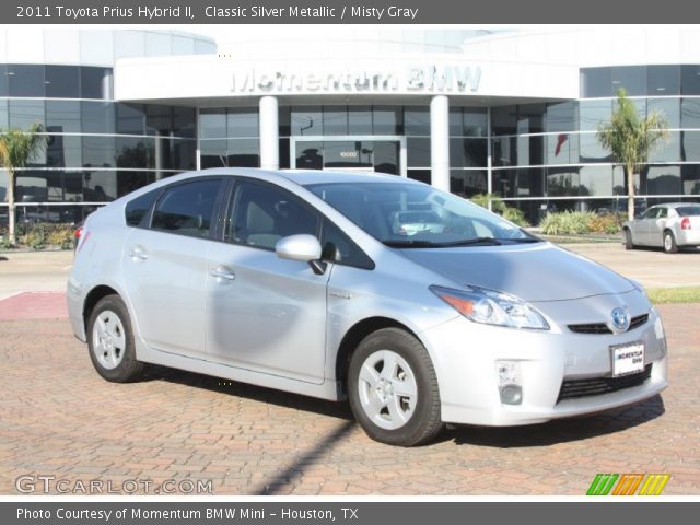 2011 Toyota Prius Hybrid II in Classic Silver Metallic