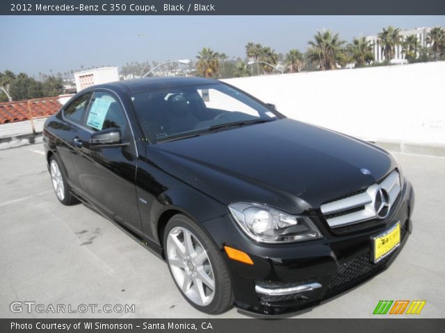 2012 Mercedes-Benz C 350 Coupe in Black