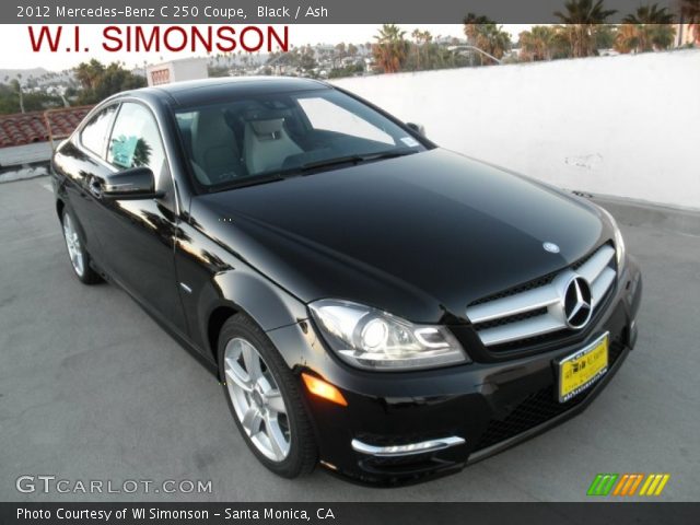 2012 Mercedes-Benz C 250 Coupe in Black