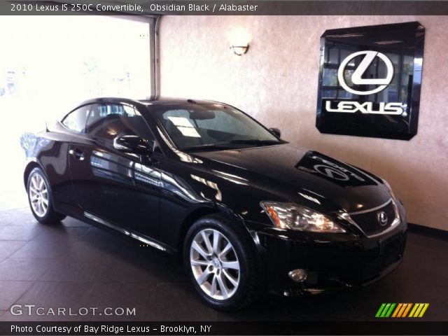 2010 Lexus IS 250C Convertible in Obsidian Black