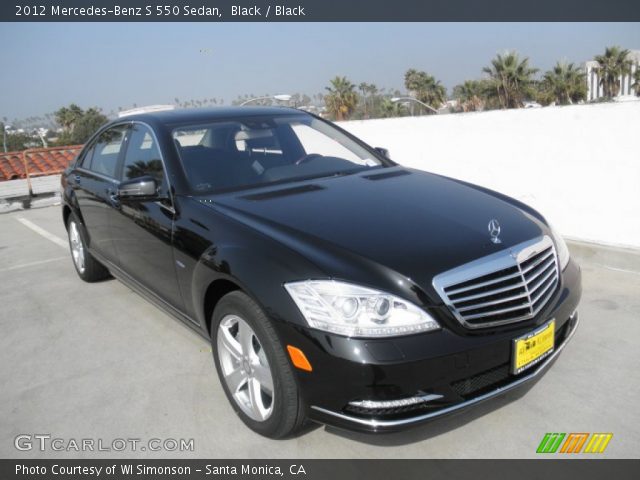2012 Mercedes-Benz S 550 Sedan in Black