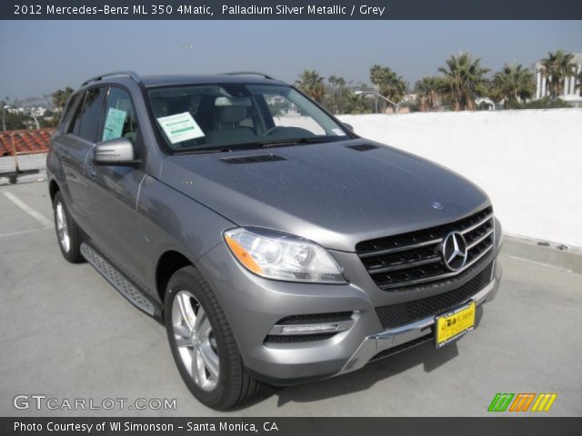 2012 Mercedes-Benz ML 350 4Matic in Palladium Silver Metallic