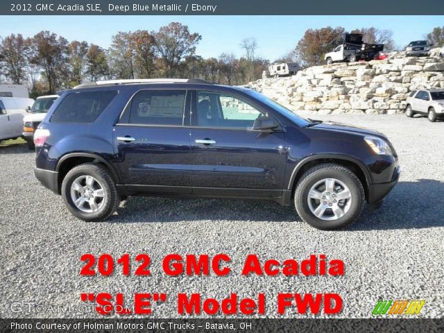 2012 GMC Acadia SLE in Deep Blue Metallic