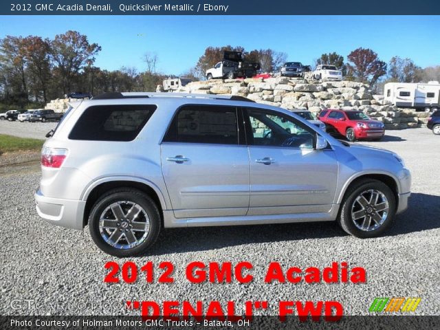 2012 GMC Acadia Denali in Quicksilver Metallic