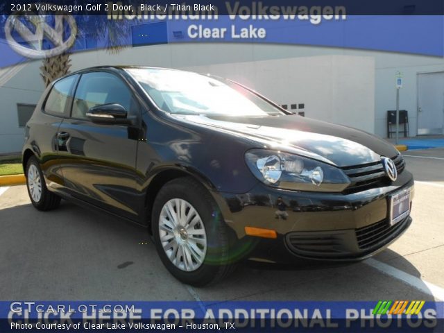 2012 Volkswagen Golf 2 Door in Black