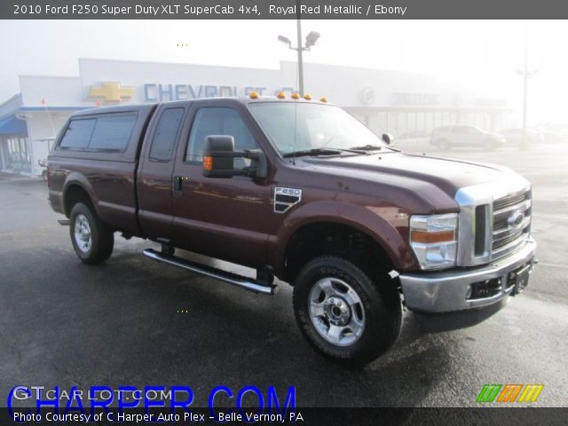 2010 Ford F250 Super Duty XLT SuperCab 4x4 in Royal Red Metallic