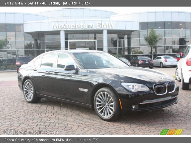 2012 BMW 7 Series 740i Sedan in Jet Black