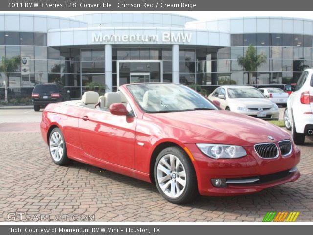 2011 BMW 3 Series 328i Convertible in Crimson Red