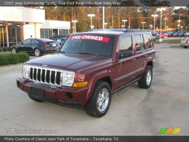 2007 Jeep Commander Sport in Red Rock Pearl