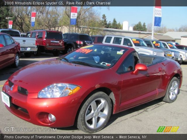 2008 Mitsubishi Eclipse Spyder GS in Rave Red