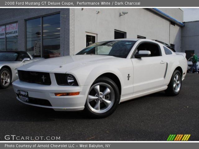 2008 Ford Mustang GT Deluxe Coupe in Performance White