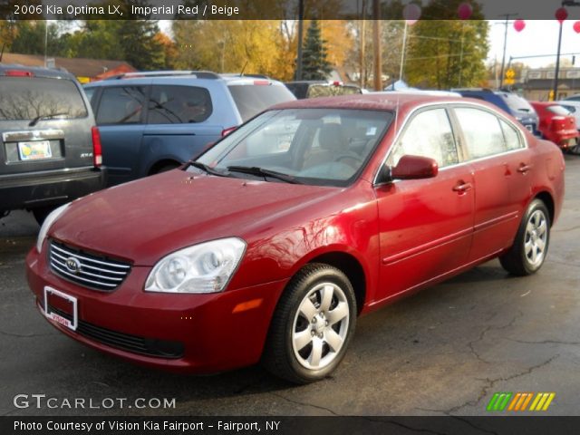 2006 Kia Optima LX in Imperial Red
