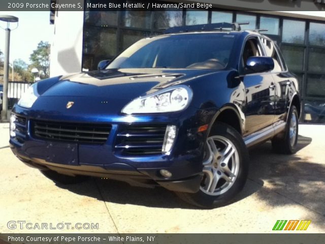2009 Porsche Cayenne S in Marine Blue Metallic