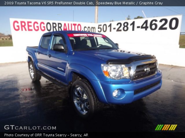 2009 Toyota Tacoma V6 SR5 PreRunner Double Cab in Speedway Blue Metallic