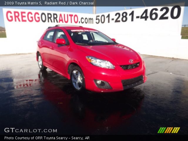 2009 Toyota Matrix S in Radiant Red