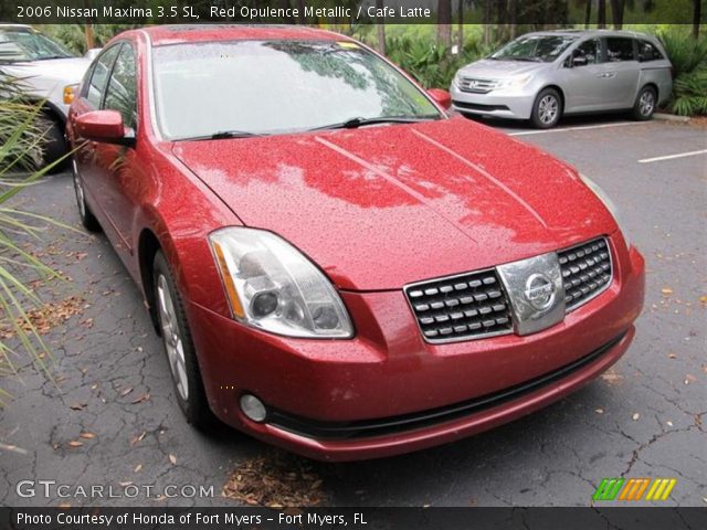 2006 Nissan Maxima 3.5 SL in Red Opulence Metallic