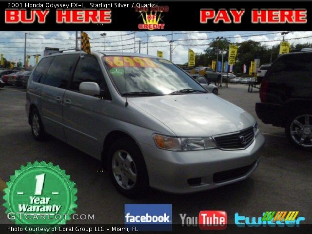 2001 Honda Odyssey EX-L in Starlight Silver